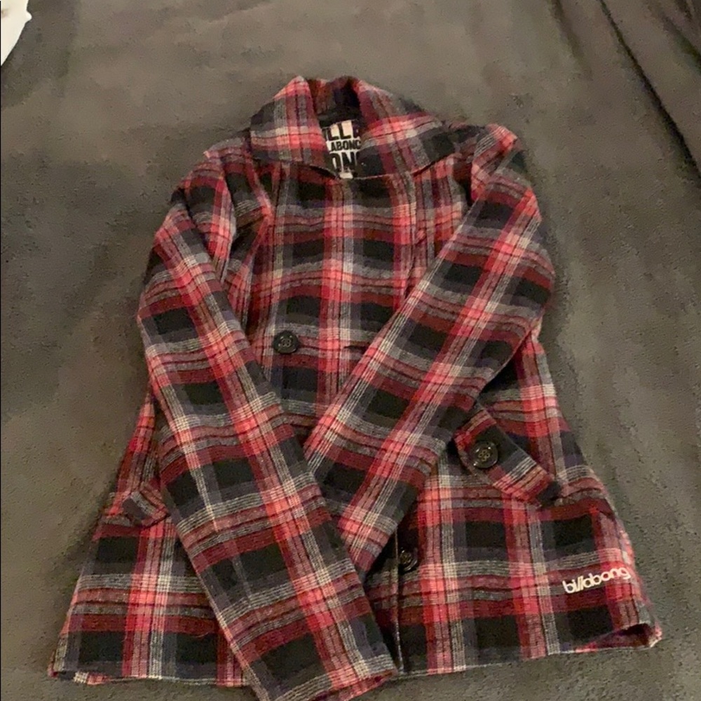 Billabong Plaid jacket